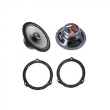 Pachet Boxe Auto Hertz X165, 16.5cm, 220W + Inele Adaptor Ford Focus, Fiesta, Mondeo, Galaxy, S-Max (Spate)