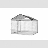 Padoc, tarc exterior pentru caini, 2x2x1.5m, cu prelata protectie la intemperii, MF-TC1001-S001-G01
