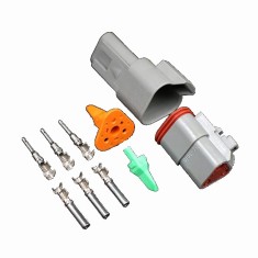 Set conectori Deutsch DT 3 Pini impermeabili 22-16AWG