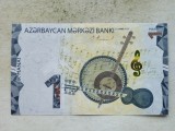 Bancnota Azerbaidjan 1 Manat 2020, Asia