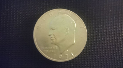 Moneda 1971-D Eisenhower &amp;quot;IKE&amp;quot; Dollar foto