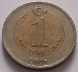 Turcia , 1 Lira 2005