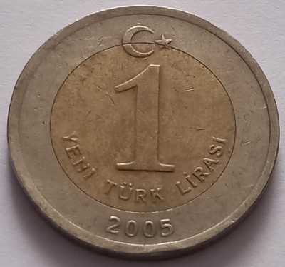 Turcia , 1 Lira 2005 foto