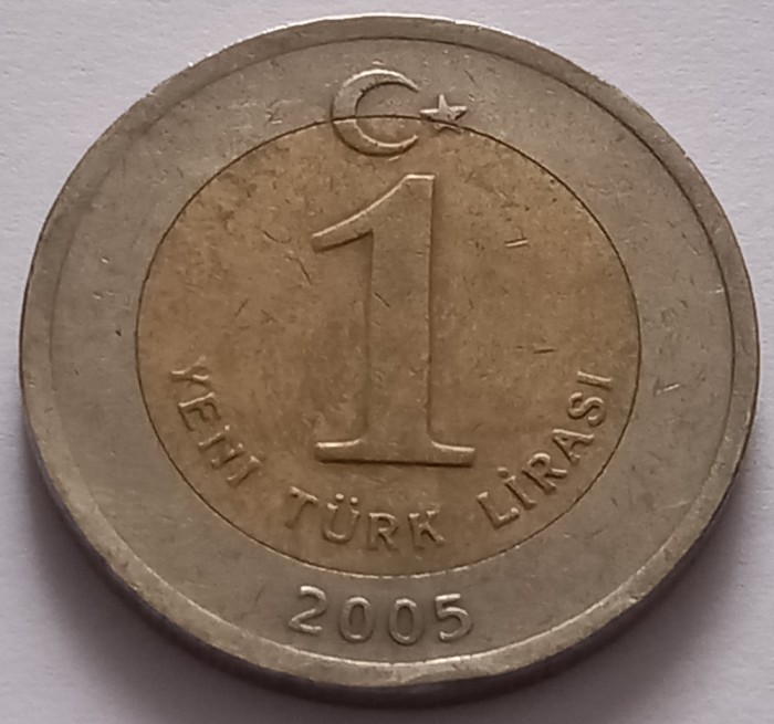 Turcia , 1 Lira 2005