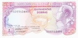Bancnota Sao Tome si Principe 500 Dobras 1989 - P61 UNC