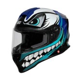Casca moto copii integrala, Origine Dinamo Kids Joker, culoare albastru/negru lu... Cod Produs: MX_NEW 2030151112016YL