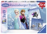 Puzzle Frozen, 3X49 Piese