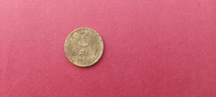 Moneda 3 bani 1954