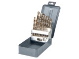 Set burghie PROLINE 19 bucăți pentru metal și oțel HSS-Co