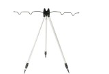 Trepied Suport Pescuit Feeder Aluminiu, 4 Lansete, Buzz Bar 90cm, Inaltime 105cm, Carlig Cantar