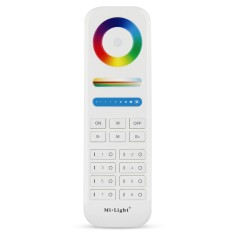 Telecomanda banda led RGB+CCT Milight, compatibila cu controllere Milight, 8 zone, alba FUT089