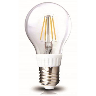 Bec LED E27 6W FILAMENT lumina alba foto