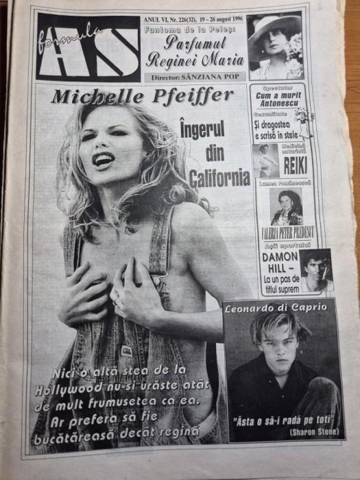 ziarul formula as 19 -26 august 1996 - valeria peter predescu , leonaro di caprio
