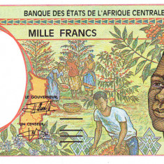 Statele Africii Centrale 1 000 Franci (C) Congo 2 000 P-102C UNC