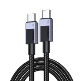 Ugreen - Data Cable L512 (45065) - USB-C to Type-C, Fast Charging, PD100W, 5A, 480Mbps, 3m - Space Gray