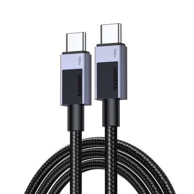 Ugreen - Data Cable L512 (45065) - USB-C to Type-C, Fast Charging, PD100W, 5A, 480Mbps, 3m - Space Gray foto