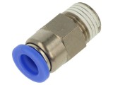 Valvă de oprire PNEUMAT 196.148 alamă nichelată 0,95-15 bar G 1/4 PBT