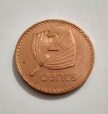 Fiji - 2 Cents 2001 foto