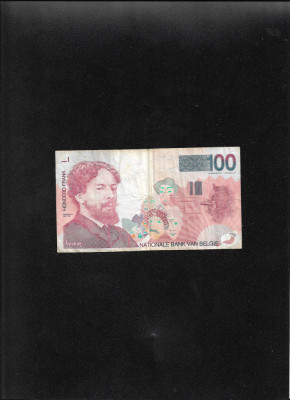 Belgia 100 francs 1995 (2001) seria10202467155 foto