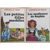 SET 2 CARTI COMTESSE DE SEGUR: LES PETITES FILLES MODELES. LES MALHEURS DE SOPHIE-LA COMTESSE DE SEGUR-248376