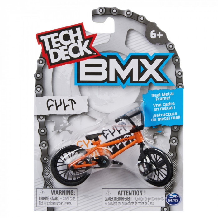 TECH DECK PACHET BICICLETA BMX FULT PORTOCALIU SuperHeroes ToysZone