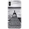 Husa silicon pentru Apple Iphone XS, Abstract Dock Man Grey