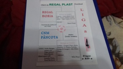 program Regal Horia - CNM Pancota foto