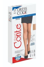 Dresuri Fine și Elastice Dress Code 15 Den - Bronz, 3-M Standard