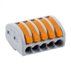 Conector derivatie tip WAGO 5 fire (10 buc.) SafetyGuard Surveillance foto