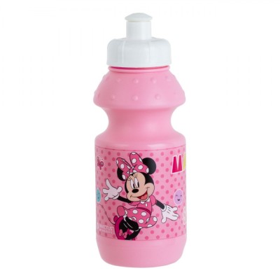 Sticlă Apă Copii, Minnie, Roz, Capacitate 380 ml foto
