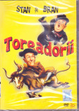DVD Film comedie: Stan si Bran toreadori ( SIGILAT, subtitrare limba romana )
