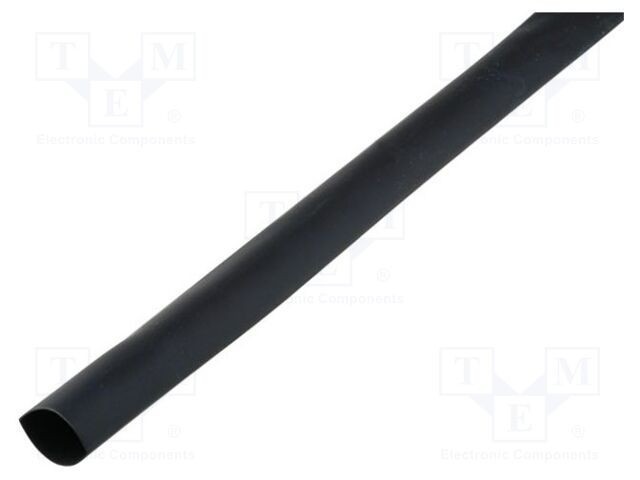 Manşon termocontractabil cu adeziv 3:1 3,2mm L:1m negru CYG/KTG