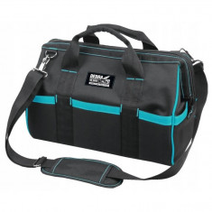 Geanta scule, cu manere si curea transport, 21 buzunare, 24 L, 41x21x28.5 cm, SAS+ALL, Dedra foto