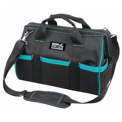 Geanta&amp;nbsp;scule, cu manere si curea transport, 21 buzunare, 24 L, 41x21x28.5&amp;nbsp;cm,&amp;nbsp;SAS+ALL, Dedra foto