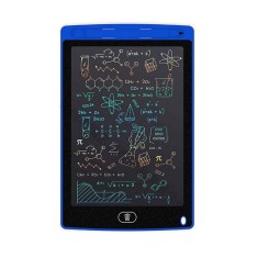 Tableta grafica de desenat pentru copii,color de 8.5 inch diagonala, cu buton de stergere si creion - Albastru