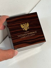 CUTIE LEMN Lacuit - Maison TATIANA FABERGE - Pt. INEL - Bijuterii - Vintage !