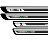 Set Protectii Praguri Gri - Skoda RS