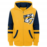 Nashville Predators hanorac cu glugă pentru copii faceoff colorblocked fleece full-zip - Dětsk&eacute; L (13 - 14 let)