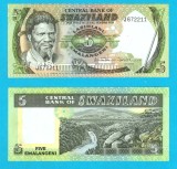 Swaziland (pick 9) 5 Emalangeni 1984 UNC serie: J672211