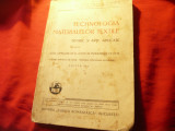 Ec.Dem Tomida - Tehnologia materialelor textile -Ed.1928 Cartea Romaneasca ,272p