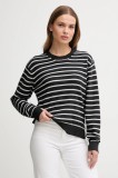 Pepe Jeans pulover din amestec de cașmir culoarea negru, light, PL7000003