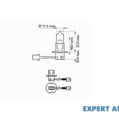 Bec far h3 12v 55w pk22s white sct UNIVERSAL Universal #6
