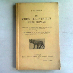 DE VIRIS ILLUSTRIBUS URBIS ROMAE - LHOMOND (CARTE IN LIMBA LATINA)