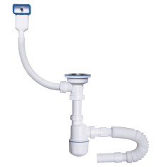 Sifon cu preaplin, racord, pentru chiuveta 3"1/2 x 32 mm