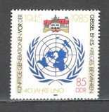 D.D.R.1985 40 ani ONU SD.533, Nestampilat