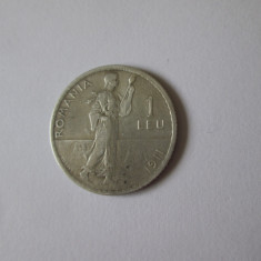 România 1 Leu 1911 argint in stare buna/foarte buna