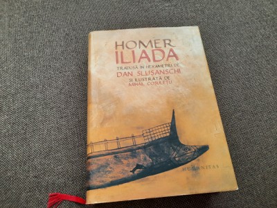 Iliada / Homer EDITIE DE LUX ,ILUSTRATII DE M.COSULETU foto