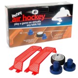 Set joc Air Hockey instant, foloseste orice blat, 2 jucatori, 35 cm x 19 cm x 7 cm, + 8 ani
