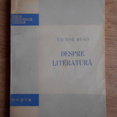 Victor Hugo - Despre literatură