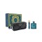 Set cadou Versace Eros Eau De Parfum pentru barbati EDP 100 ml + EDP 10 ml + geantă de toaletă